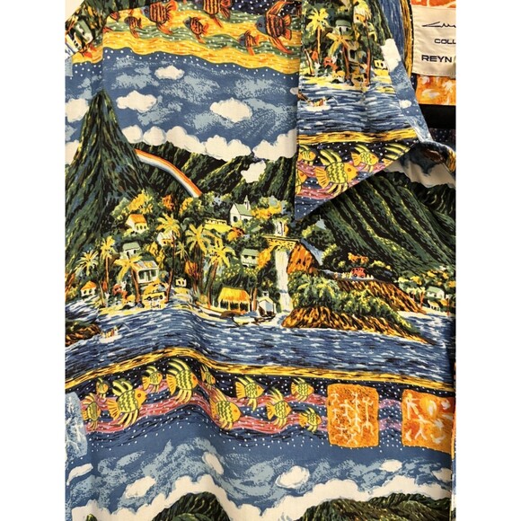 Vintage Reyn Spooner Hawaiian Shirt Mens XL Jimmy Buffet Margaritaville 80s - Picture 5 of 10